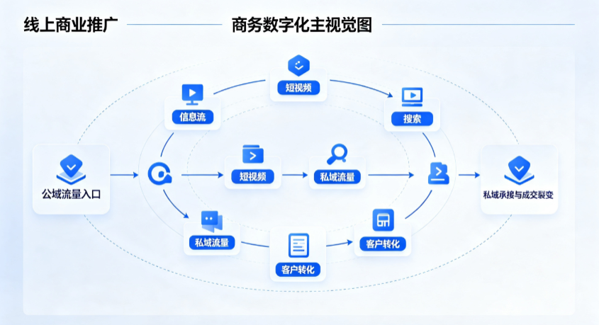 开阳县线上商业推广怎么做？全域流量闭环搭建与低成本转化实战指南